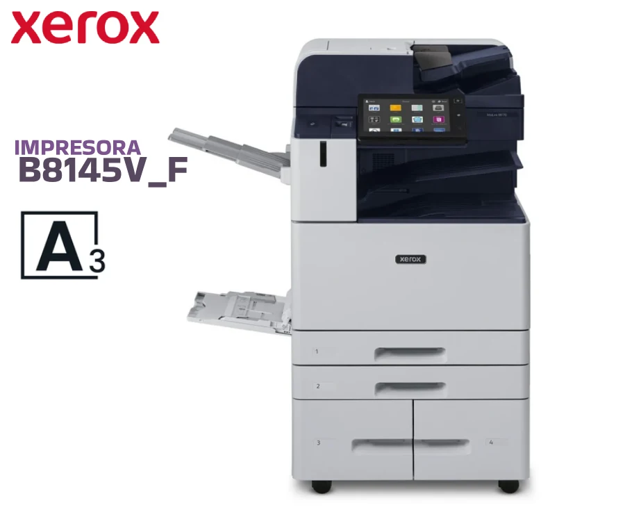 Multifuncional A3 XEROX B8145V_F laser Monocromática 45ppm WiFi